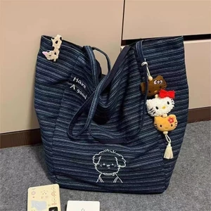 Túi Tote Denim cổ điển