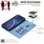 Ốp Lưng Cho Tecno Camon 50 Pro CN5 CN5c Chặn Màu Hoa Nhỏ Khe Cắm Thẻ Da Chống Rơi Vỏ Điện Thoại