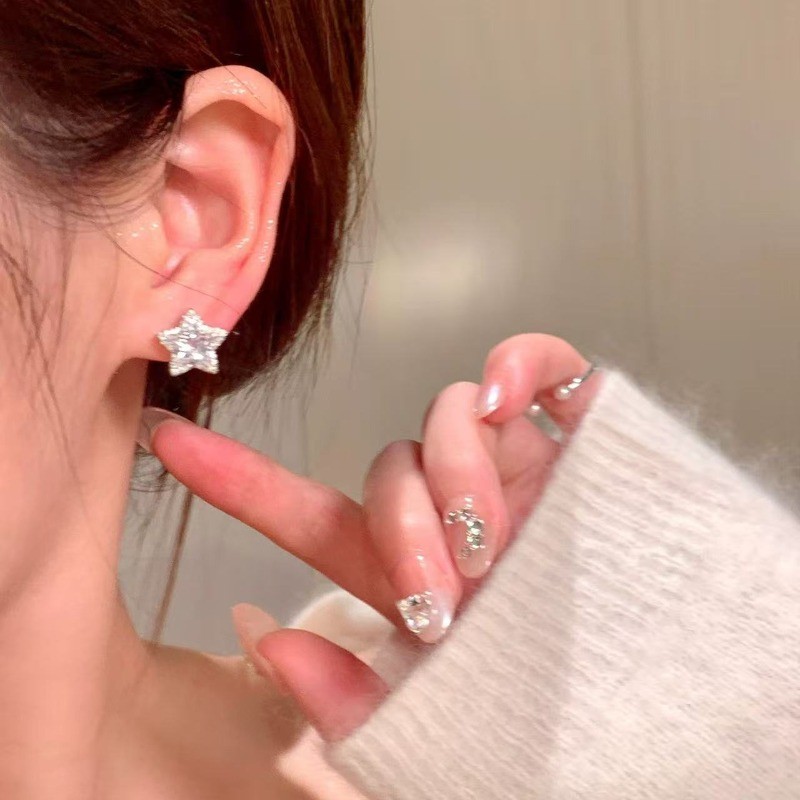 Bông tai hình ngôi sao zircon siêu lấp lánh - Sang trọng và thanh lịch