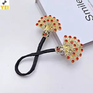 < YEI > Đuôi Cá Voi Kim Cương Giả Hoa Tóc Bun Maker Gói Dây Buộc Tóc Lười Uốn Tóc Phụ Kiện Tóc Dụng Cụ Tạo Kiểu Tóc Mới