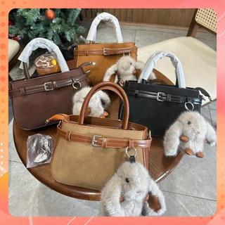 Túi xách nữ đeo chéo thời trang cao cấp da lộn phong cách sang chảnh K329
