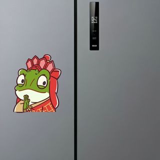 [Khuyến nghị cửa hàng] Phim Langlang Mountain Little Monster Q Phiên bản Acrylic Nhãn dán tủ lạnh từ tính mạnh mẽ Sáng tạo Trang trí tủ lạnh có giá trị cao 1.12