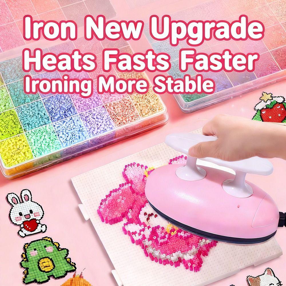 Bàn Ủi Mini Điện - Đá Nhân Tạo Ghép Đậu Cho Trẻ Em, Đồ Chơi Handmade Giáo Dục
