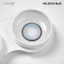Kính áp tròng khoá ẩm 8H 1 Ngày Màu Xanh Dương Nhũ CARASE, Lens cận MAJESTA BLUE