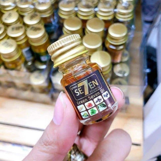 [COMBO 12 CHAI] Dầu Gió Green Seven Oil 5cc - Dầu Gió Hương Thảo Dược Thái Lan