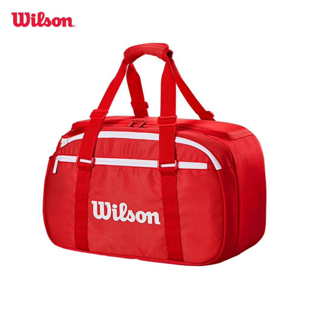 Wilson Super Tour Red Small Duffel 2025 Red Túi Đựng Vợt Tennis WR8037001001