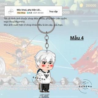 Móc chìa khóa khóa Câu cá vạn cân,  mica anime acrylic dễ thương