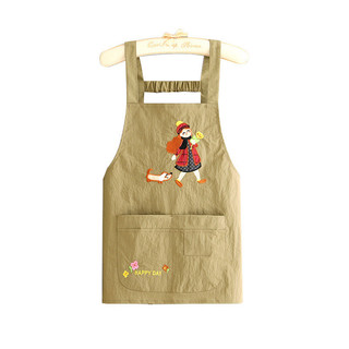 Tạp dề bếp chống thấm nước bằng vải cotton không tay chống bẩn đáng yêu, thích hợp cho thợ làm móng và đầu bếp bền