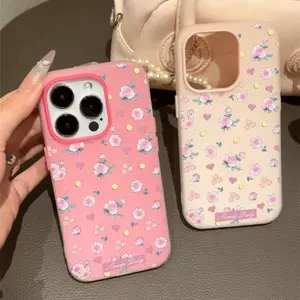 Hoa hoa mùa xuân sớm phù hợp với vỏ kẹo dẻo 2 trong 1 iPhone 17/16/15/14, 13/12/11/78plus/x
