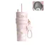 Cốc cách nhiệt ICUCKO, Cốc lạnh lót bên trong bằng gốm bằng thép không gỉ 316, Cốc rơm uống nước đôi có giá trị cao Cốc giữ nhiệt dung tích lớn Quà tặng người phụ nữ