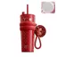 Cốc cách nhiệt ITRUMPET, Cốc lạnh lót bên trong bằng gốm bằng thép không gỉ 316, Cốc rơm uống nước đôi có giá trị cao Giữ nhiệt lạnh và nóng Quà tặng cho phụ nữ