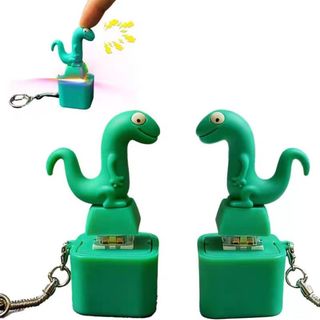 Móc khóa GAIL Lizard, Móc khóa âm thanh nút Thằn lằn vui nhộn có thể sạc lại, Đèn LED giảm căng thẳng di động Đồ chơi móc khóa Fidget đầy màu sắc
