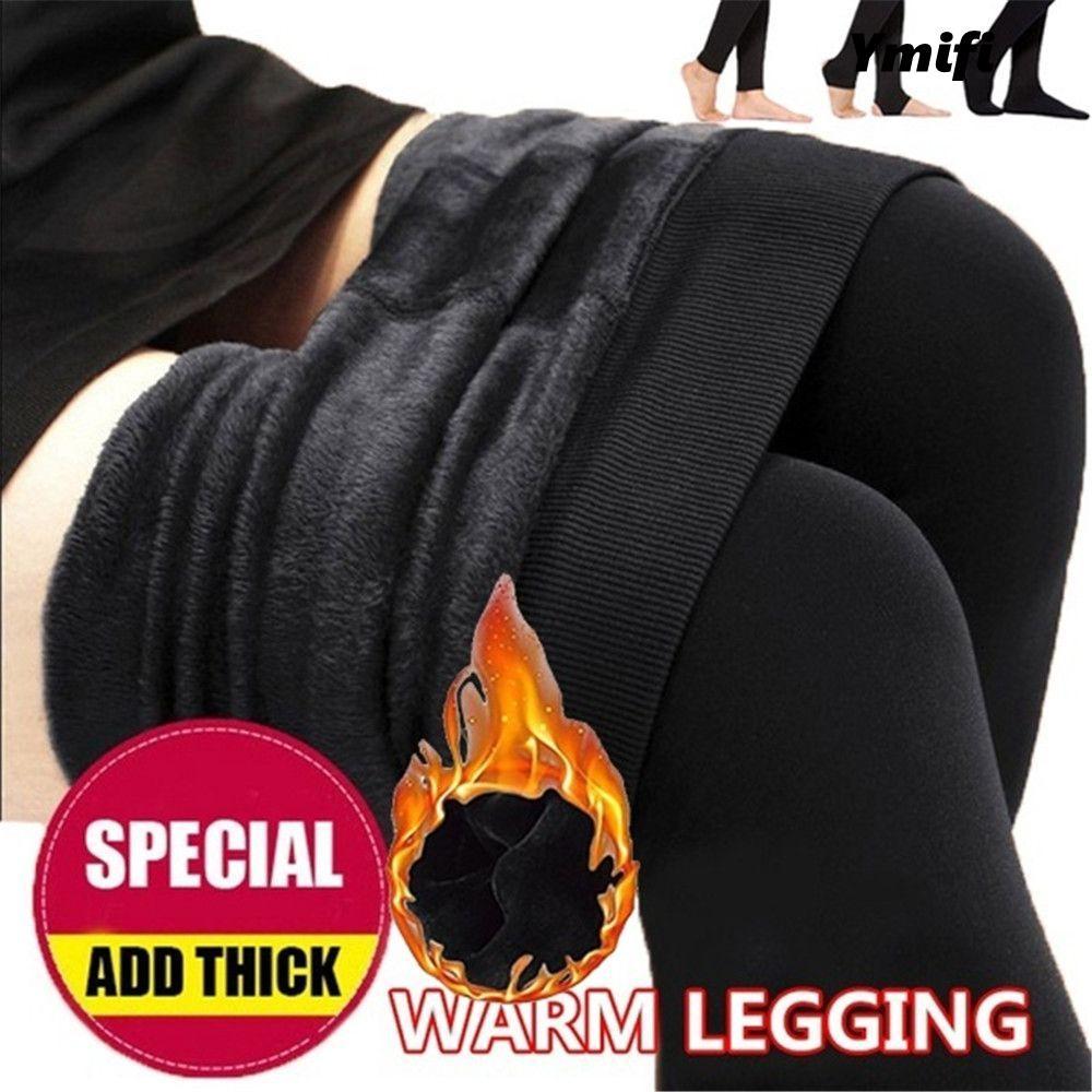 Quần Legging mỏng YMIFI co giãn, giữ ấm với lớp lót lông tơ - Perfect cho mùa đông