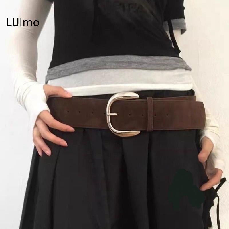 LUImo Maill da lộn với thắt lưng rộng thời trang, phù hợp phong cách vintage Y2K