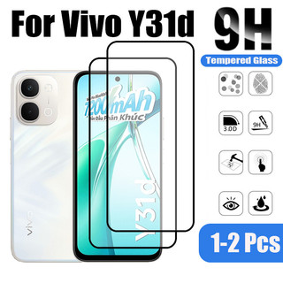 1-2 Chiếc Vivo Y31d HD Kính Cường Lực Bảo Vệ Màn Hình Cho Vivo Y29t Y39 Y29s Y29 Y21d Y19s Y38 Y28 Y18 Y03 Y27 Y27s Y17s Y36 Y04 4G 5G Phim Bảo Vệ Kính Chống Va Đập