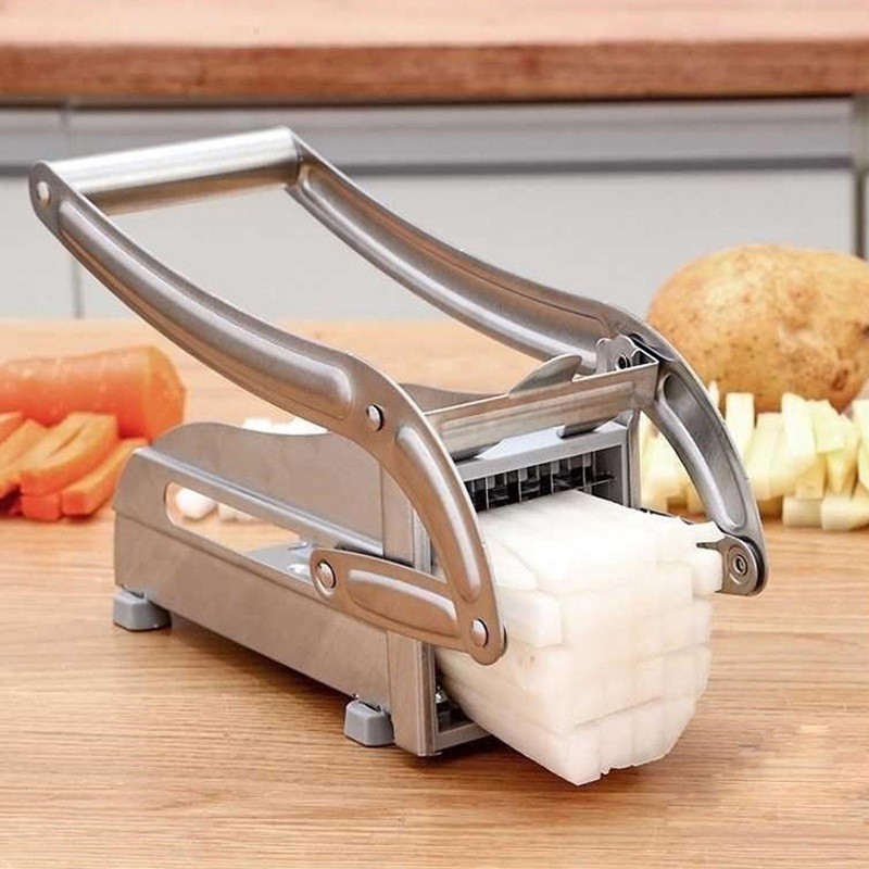 Dụng Cụ Thái Khoai Tay Inox 304 Thủ Công - Không Cần Điện, Tiết Kiệm, Thái Nhanh Đều Tay Cho Mọi Nhà
