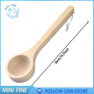 Muỗng đựng nước đa năng bằng gỗ để tắm hơi