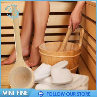 Muỗng đựng nước đa năng bằng gỗ để tắm hơi