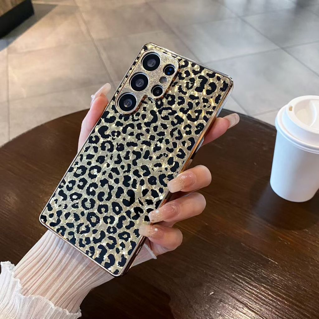 Ốp Điện Thoại Di Động Cao Cấp Cao Cấp Cho OPPO RENO 8T 11 11PRO 12 12 12PRO 13 13PRO 14 14PRO 15 15PRO 11F 12F 13F 14F 15F Thiết Kế Họa Tiết Họa Tiết Da Báo Độc Đáo Sang Trọng
