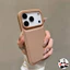 Ốp Điện Thoại Da PU Bulge Cho iPhone 14 Plus 13 12 Mini 11 Pro Max 14ProMax 14Plus 13ProMax 12ProMax Ốp Lưng Màu Kẹo Dễ Thương Đơn Giản Lớn Lên Chống Rơi Vỏ Mềm