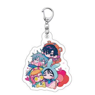 Anime Alien Stage Mizi Sua Till Ivan Hyuna Luka Cosplay Keychain Kawaii Acrylic Pendant Keyring