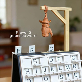 Playbook'd Hangman Magnetic Cowboy 3D Printed Playbook Board Game