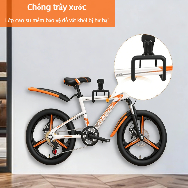Móc Kim Loại Chống Trượt Chịu Lực Cao Để Treo Xe Đạp, Dụng Cụ, Đồ Lưu Kho Và Vật Dụng Nhà Kho