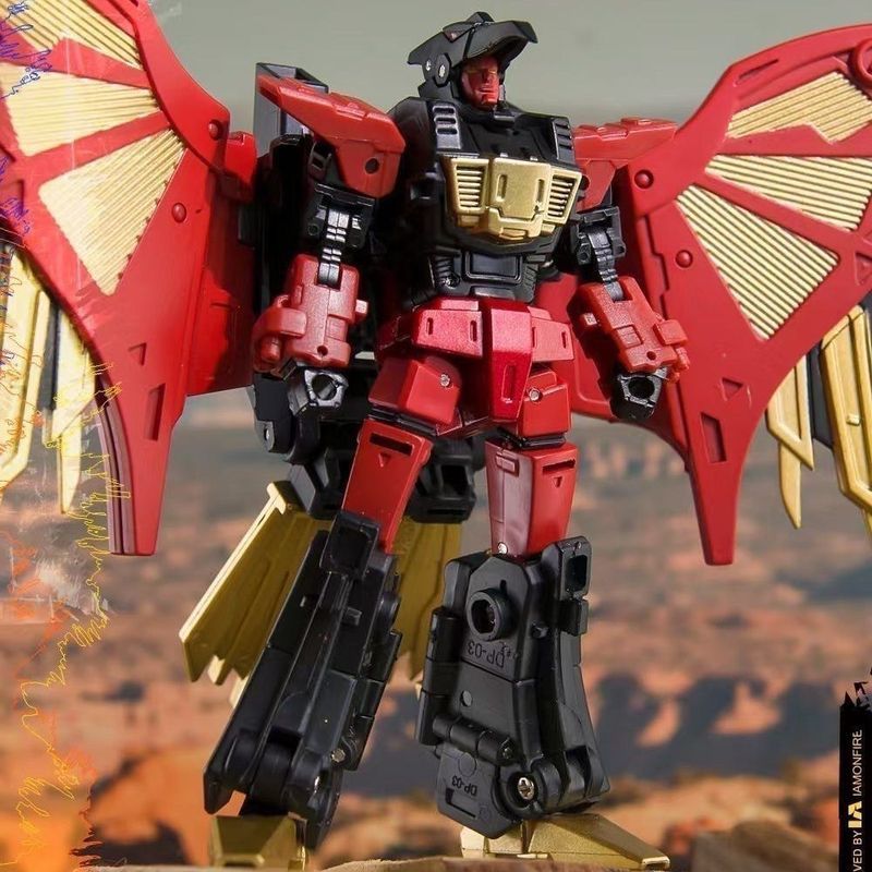 Hàng sẵn có TV-02 Dapeng Male Eagle Đồ chơi biến hình quy mô nhỏ King Kong Robot mô hình Chongyunxiao Fit Series
