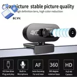[BCVK] Webcam 4K Full HD Cho Máy Ảnh Web PC Cam Web Mini Mới Có Micro USB Tự Động Lấy Nét Stream Camera Forputer Laptop Tốt — ảnh 3