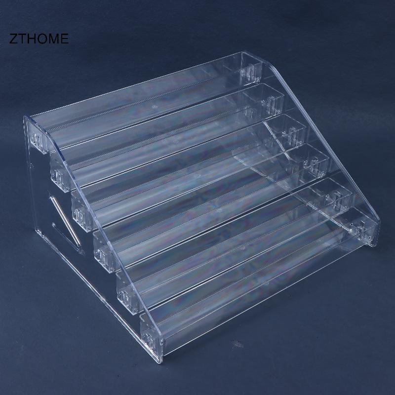 ZTHOME 1 Bộ Lipsti Sắp Xếp 3 / 4 / 5 / 6 / 7 Lớp Nâng Cao Mỹ Phẩm Sắp Xếp Lưu Trữ Móng Tay Nước Hoa Hiển Thị Đứng HOT