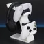 Đế điều khiển ITRUMPET PS5, Bộ sắp xếp chơi game cấu trúc 2 lớp đa chức năng, Đế hiển thị tay cầm chơi game thiết kế 3 trong 1 đế ổn định để lưu trữ gia đình