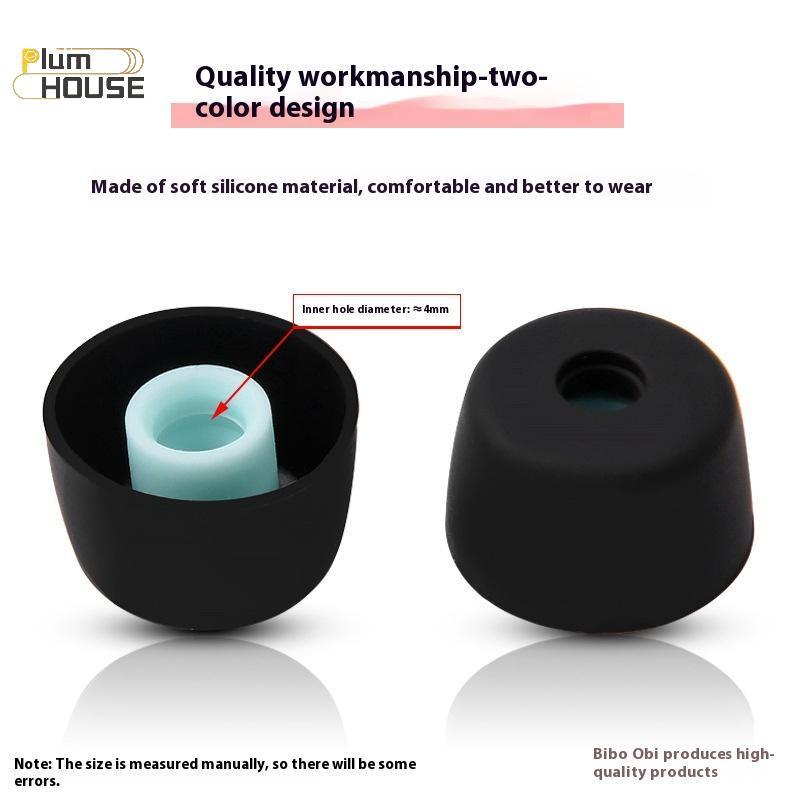 PlumHOUSE 6 cái nút tai silicon cho Sony WF-1000XM5/1000XM4/1000XM3, OnePlus Buds Z, tai nghe TWS nhét tai