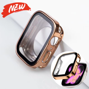 Vỏ bảo vệ màn hình ốp cản + Kính cường lực Tương thích cho Apple Watch Series11 / 10 46mm 42mm Ultra3 / 2 / 1 49mm 44 45 40 41mm 9 8 7 6 5 4 SE3