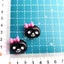 Set Charm/Sticker gắn dép : Bé Ma hóa trang - bộ 7 món cute