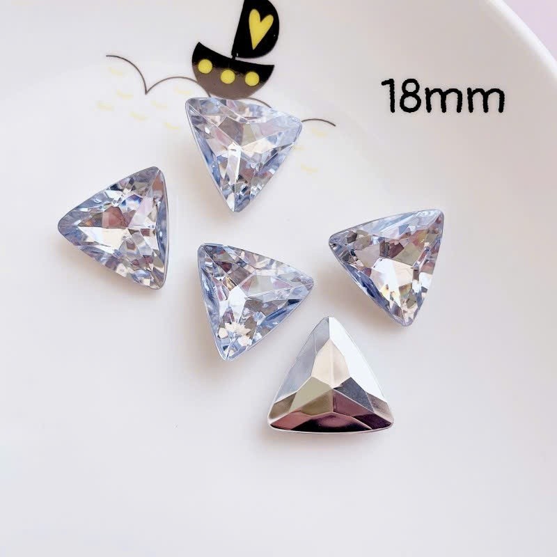 Set charm nhựa giả pha lê - Set charm gắn dép 7 chi tiết- Phụ kiện DIY xinh