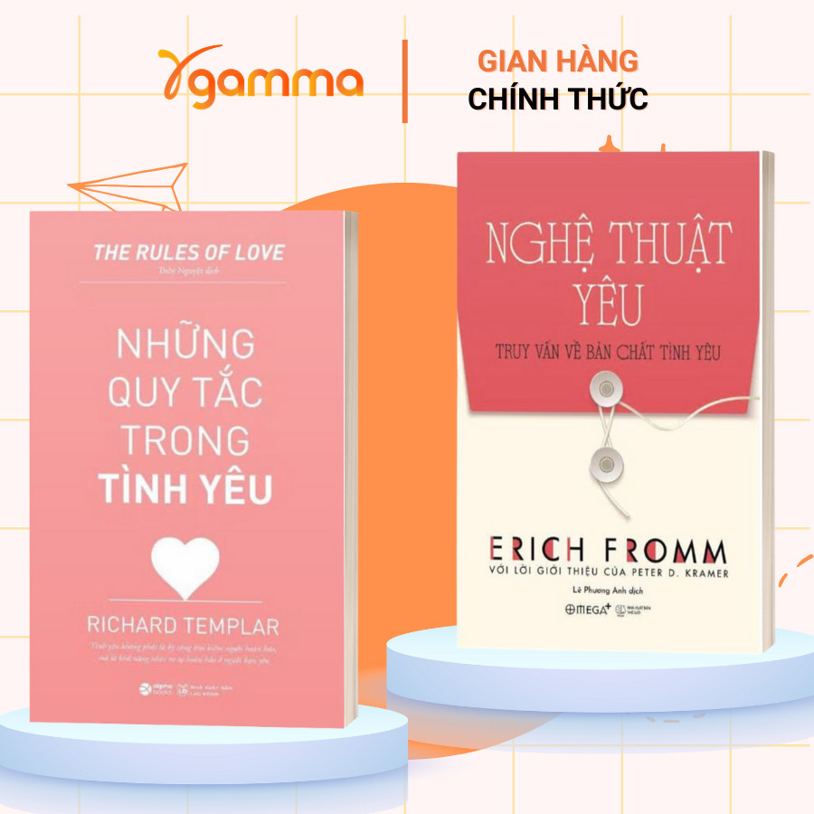 Combo sách/lẻ: Nghệ thuật yêu (Omega Plus) +  Những Quy Tắc Trong Tình Yêu (Alpha books)