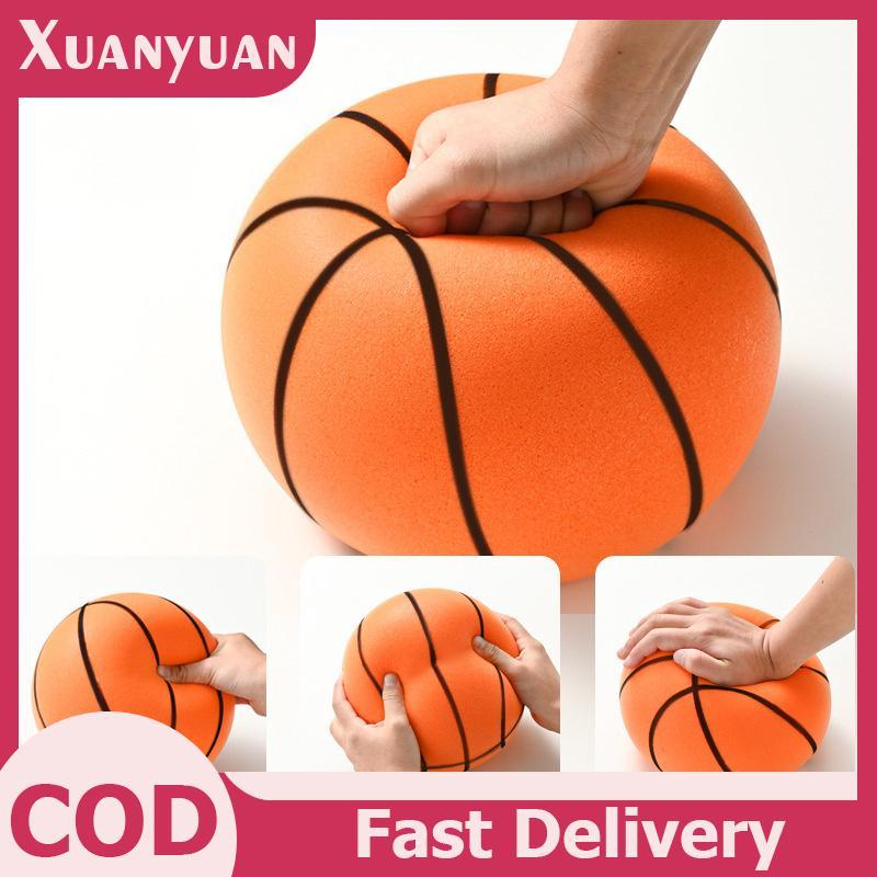 Xuân 18/21/24cm - Bóng Rổ Mini Im Lặng Có Vòng, Độ Bền Cao, Quà Tặng Lý Tưởng Cho Trẻ Em VN