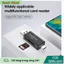 【COD】 Bộ chuyển đổi thông minh đọc thẻ SD/TF, chuẩn USB 2.0 - Thiết kế Type-C nhỏ gọn, tương thích OTG cho laptop và PC.
