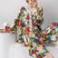 Cotton Lụa Bộ Đồ Ngủ Nữ Mùa Xuân Phong Cách Ngọt Ngào Chấm Bi Ren Loungewear Dài Tay Cô Gái Ngọt Ngào Nhân Tạo Cotton Phù Hợp Với Mỏng