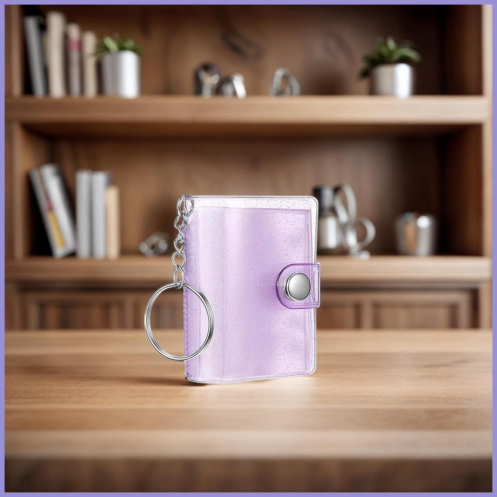 Album Móc Khóa 24 Túi Mini Hình Chất Kết Dính Trong Suốt Túi Di Động Mặt Dây Chuyền Cho Trẻ Em Ví Ba Lô Người Lớn Nam mueadsyvn
