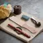 Bộ dụng cụ mài dao bằng da PU có dao đánh bóng Strop để khắc gỗ