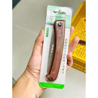 Cưa lách cầm tay HD Bonsai  Cán Thép , Tay cầm nhựa, lưỡi Thép 23cm Dụng Cụ Làm Vườn, Cắt Gỗ Tiện Lợi