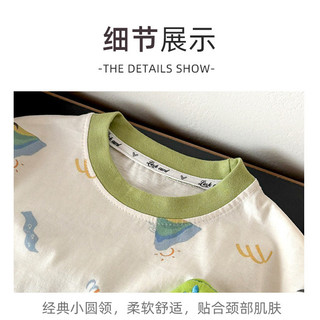 (3m-6Yrs) Bộ áo thun Cotton sang trọng cho bé trai A-Class Quần short kháng khuẩn mùa hè mới Trang phục rộng rãi cho trẻ sơ sinh
