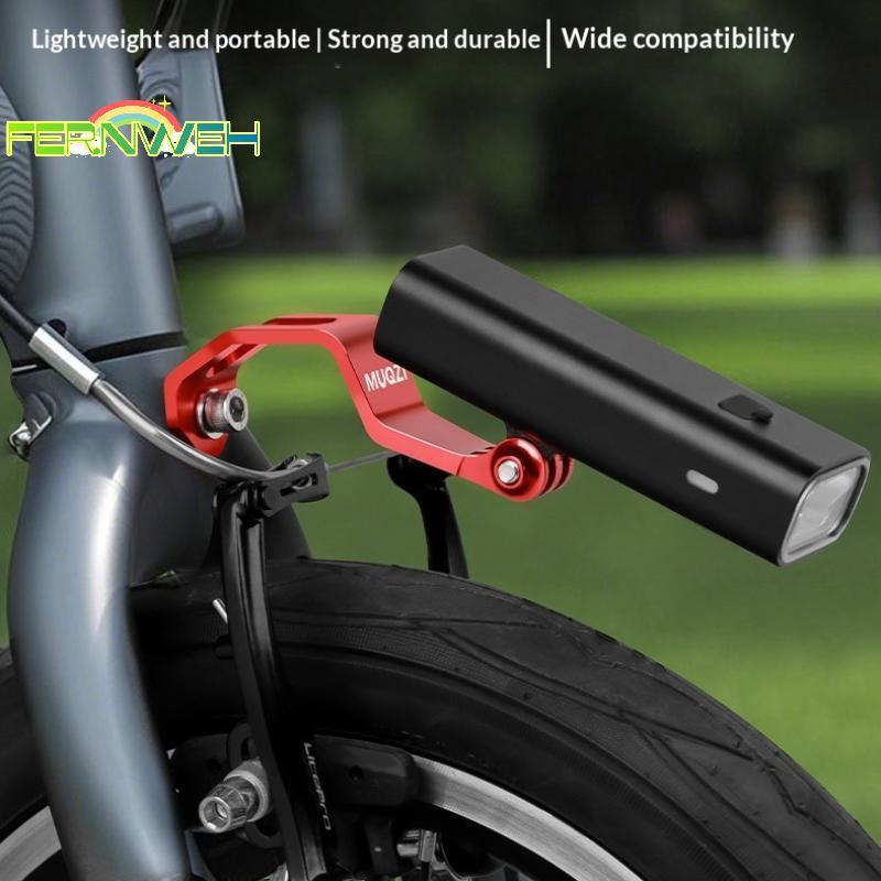 [Fernweh] 1 Bộ Đèn Pha Xe Đạp Hợp Kim Nhôm Gắn Xe Đạp Gấp Fork Mount Cho Đèn Pin Camera Thể Thao Xe Đạp Đèn Trước Gắn Braet [MỚI]
