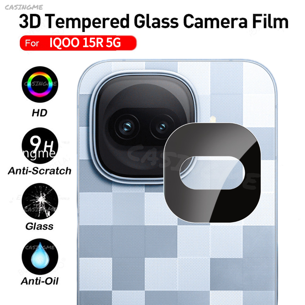 IQOO 15R 5G 2026 Ống kính máy ảnh 3D bảo hiểm toàn diện cho iQOO 15R iQOO15R iQOO15 15 R R15 5G 4G 2026 Phim bảo vệ camera Kính cường lực Full Cover Kính bảo vệ ống kính máy ảnh