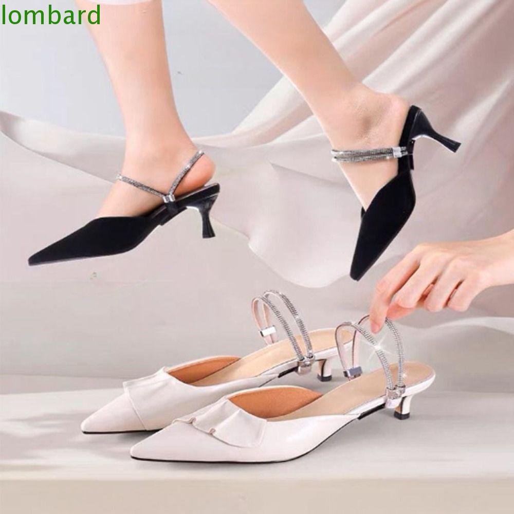 Dây cố định chống trượt cho giày cao gót nữ, đính đá thời trang, ngăn rơi, thiết kế LOMBARD