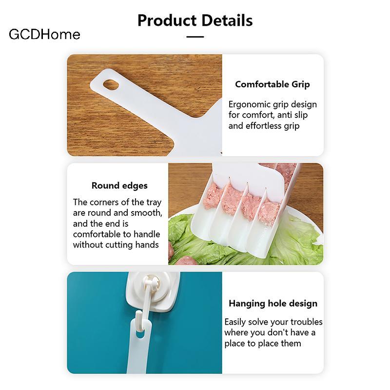 GCDHome Bộ dụng cụ tạo viên thịt, cá, chiên bằng nhựa, khuôn làm thịt viên tiện lợi cho nhà bếp HOT