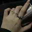 Nhẫn hình ngôi sao chéopunk gothic, màu sắc tùy chọn, món quà trang sức độc đáo Y2K