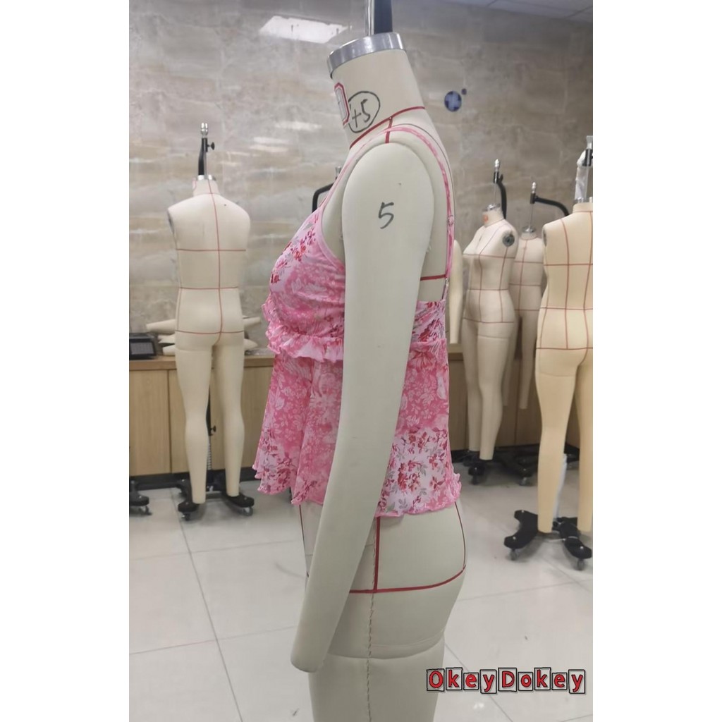 Áo Cami Nữ In Hoa Cổ Chữ V Mùa Hè Hợp Thời Trang