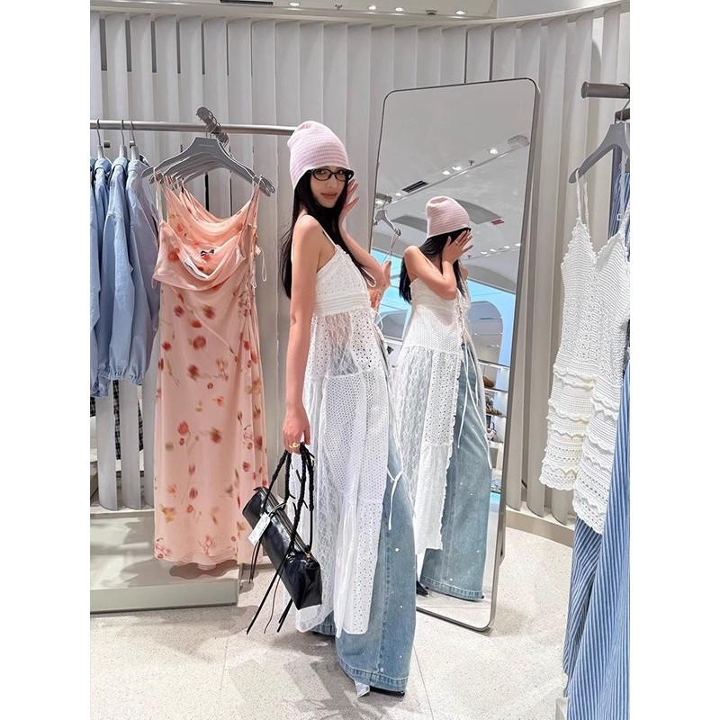 🔥 Thiết Kế Layer Nữ Tính 🔥 có hàng sẵn Mặc Trong Đẹp Mùa hè Thanh lịch 2026 Mẫu Mới Áo đầm Ngày phụ nữ Đầm Bohemian ren xếp tầng, style ngày lễ, dễ dàng mix&match